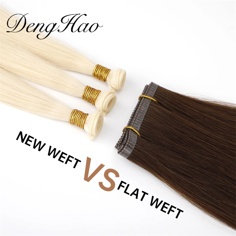 Hand Tied Weft Extension Human Hair Extension Softy